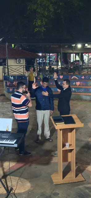 Oración y acompañamiento espiritual al aire libre